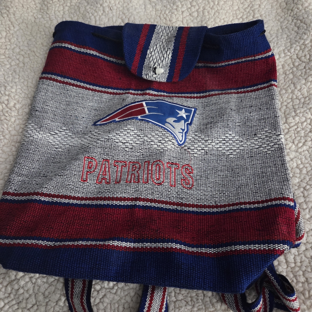 Patriots Striped Backpack